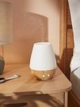 Beurer LA 40 Aroma Electric Diffuser LED Table Lamp, White/Wood
