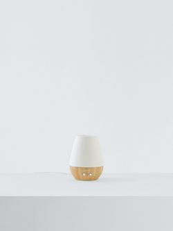 Beurer LA 40 Aroma Electric Diffuser LED Table Lamp, White/Wood - view 2, White/Wood