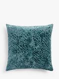 John Lewis High Low Velvet Cushion