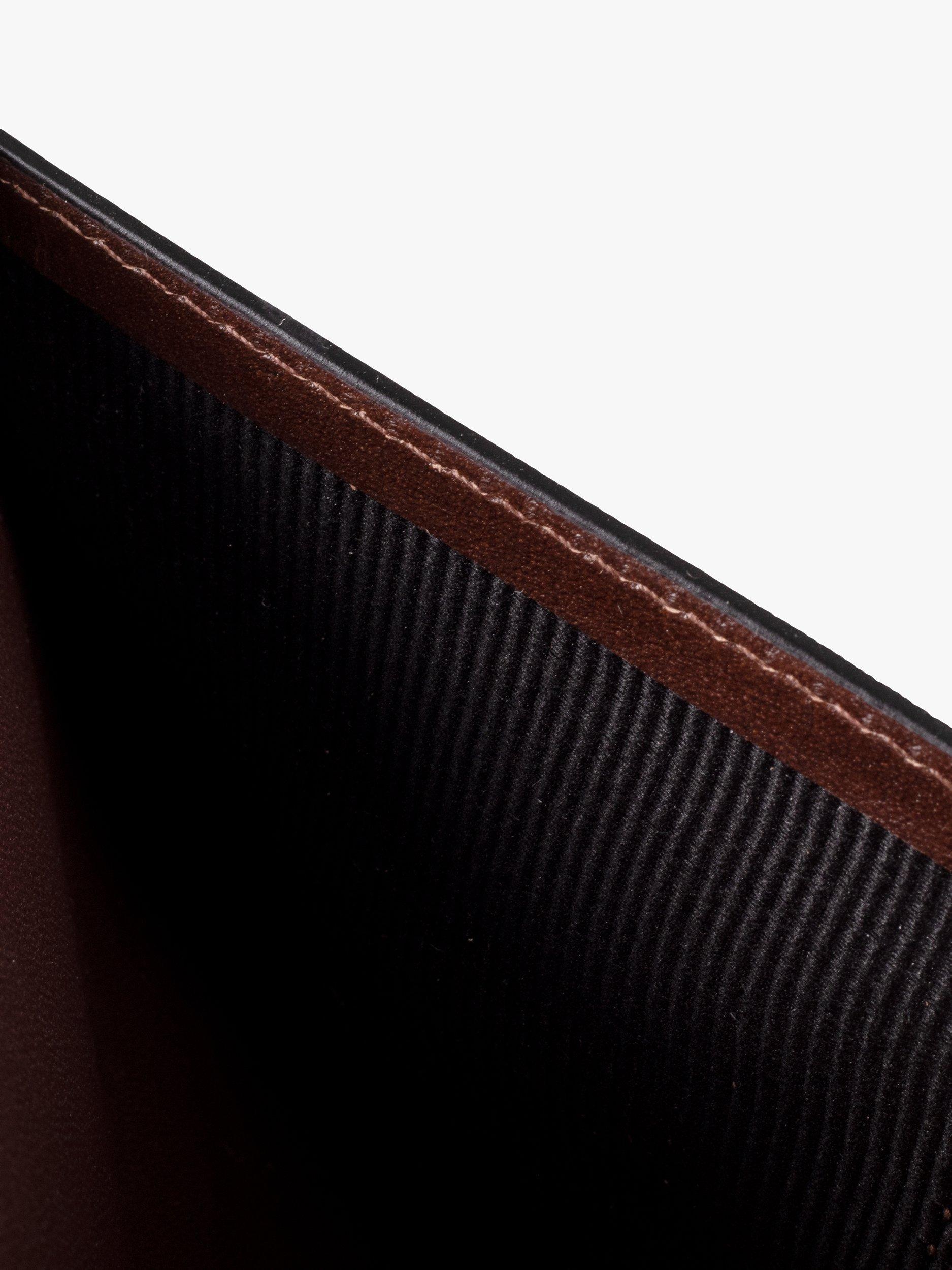 Product image 6 of 6, which shows John Lewis Vegetable Tanned Leather Card Coin Bifold Wallet, Brown