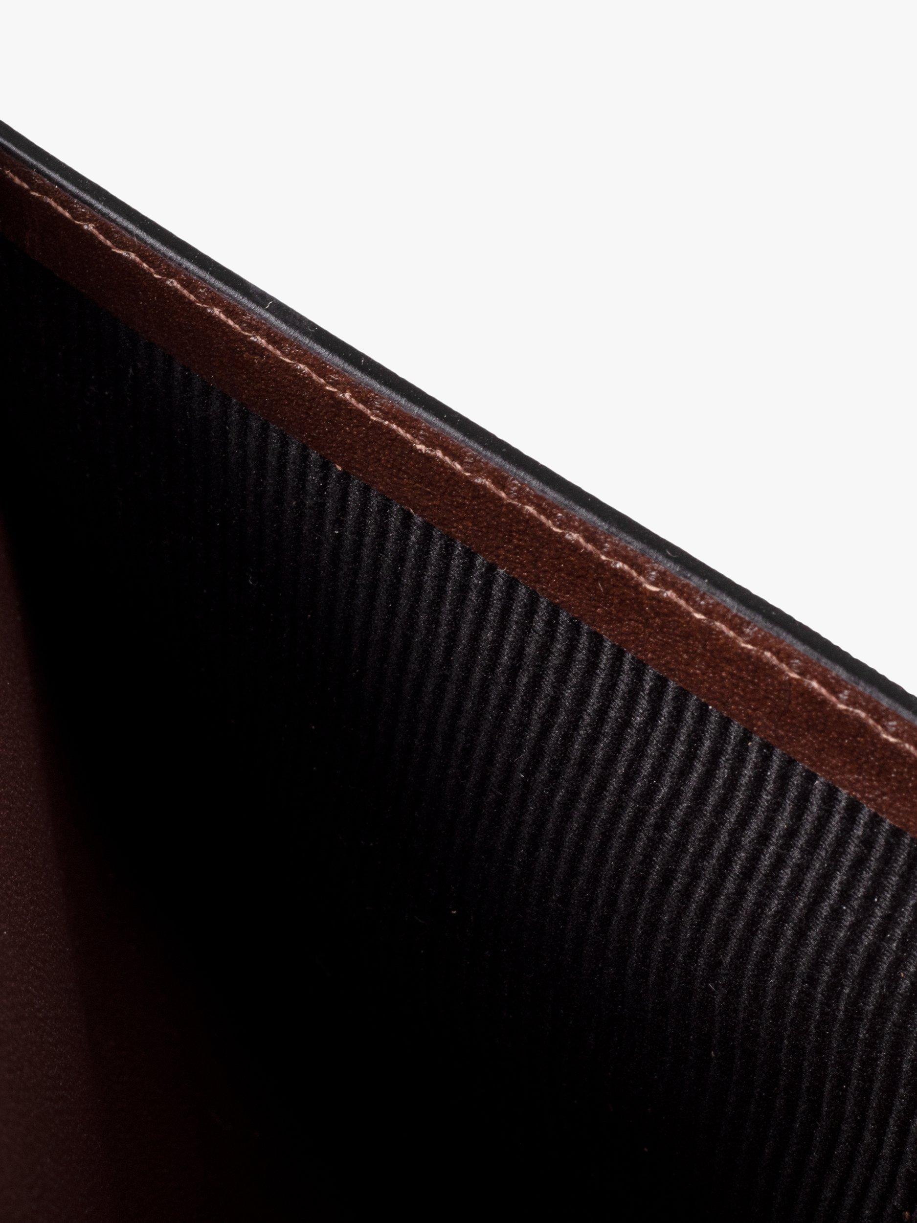Product image 6 of 6, which shows John Lewis Vegetable Tanned Leather Card Coin Flip Wallet, Brown