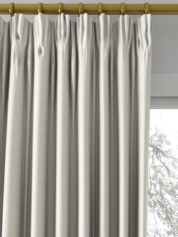 John Lewis Viscose Linen Blend Made to Measure Curtains or Roman Blind, Storm - view 2, Storm