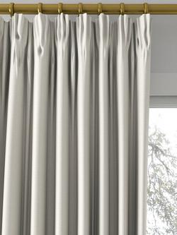 John Lewis Viscose Linen Blend Made to Measure Curtains or Roman Blind, Marshmallow - view 2, Marshmallow