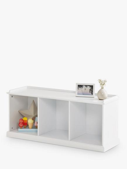 Great Little Trading Co Abbeville Storage Bench, White, White