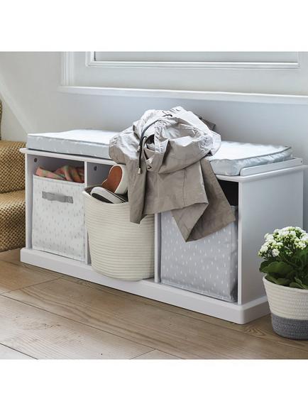 Great Little Trading Co Abbeville Storage Bench, White - view 2, White