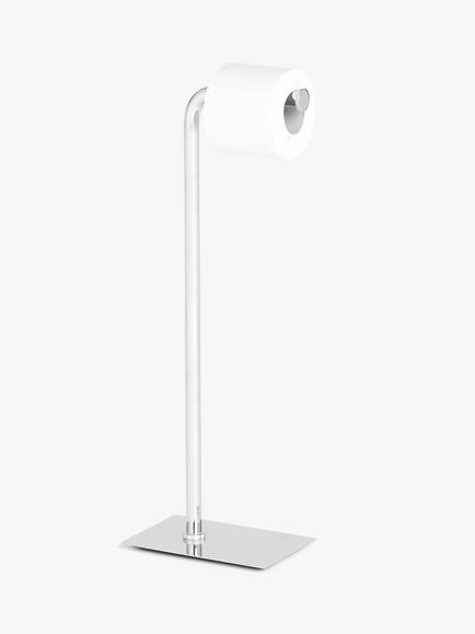John Lewis Lux Toilet Roll Holder - view 2, Silver