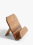 John Lewis Acacia Wood Cookbook/Tablet Stand