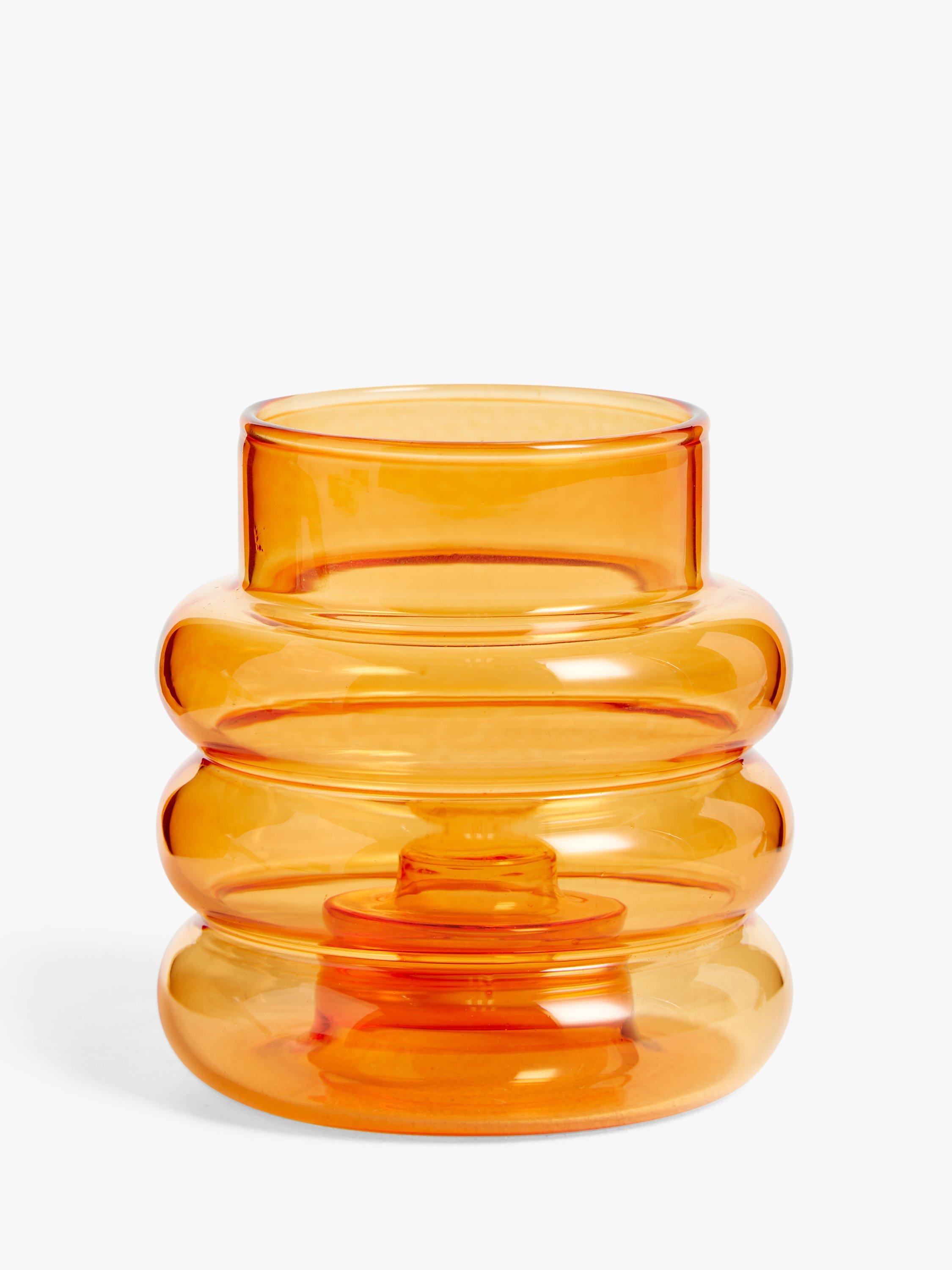 John Lewis & Partners Tiered Glass Candle Holder