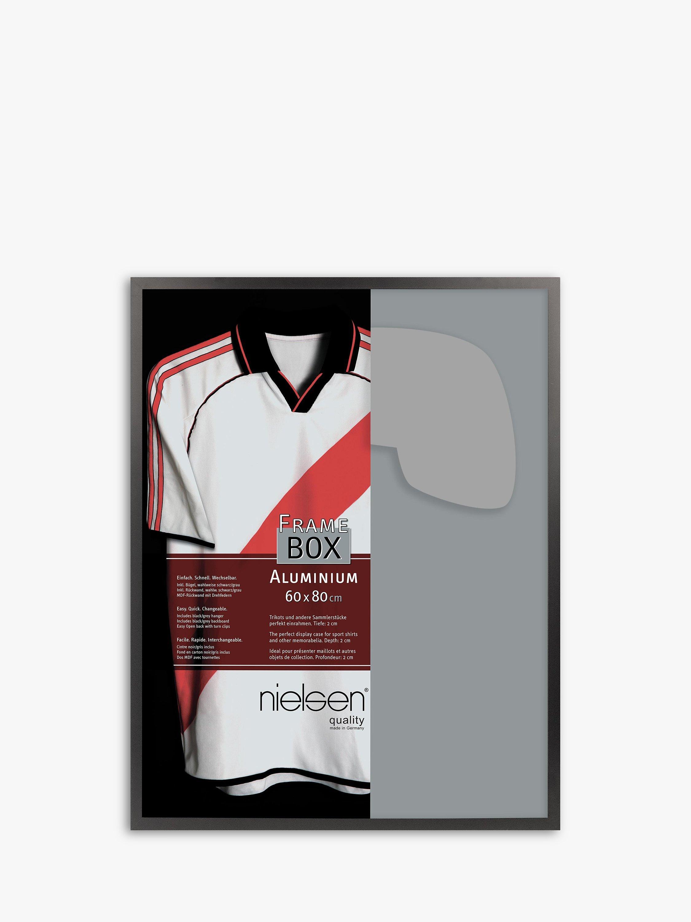 Nielsen Sports Jersey/Shirt Display Box Frame, 80 x 60cm, Black