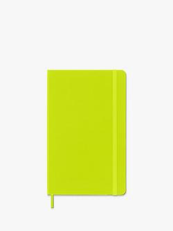 Moleskine Large Hard Cover Ruled Notebook - view 2, Lemon Green