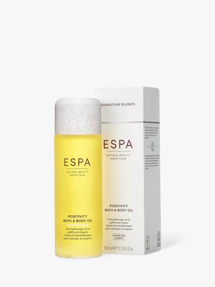 ESPA Positivity Bath and Body Oil, 100ml - view 2, 