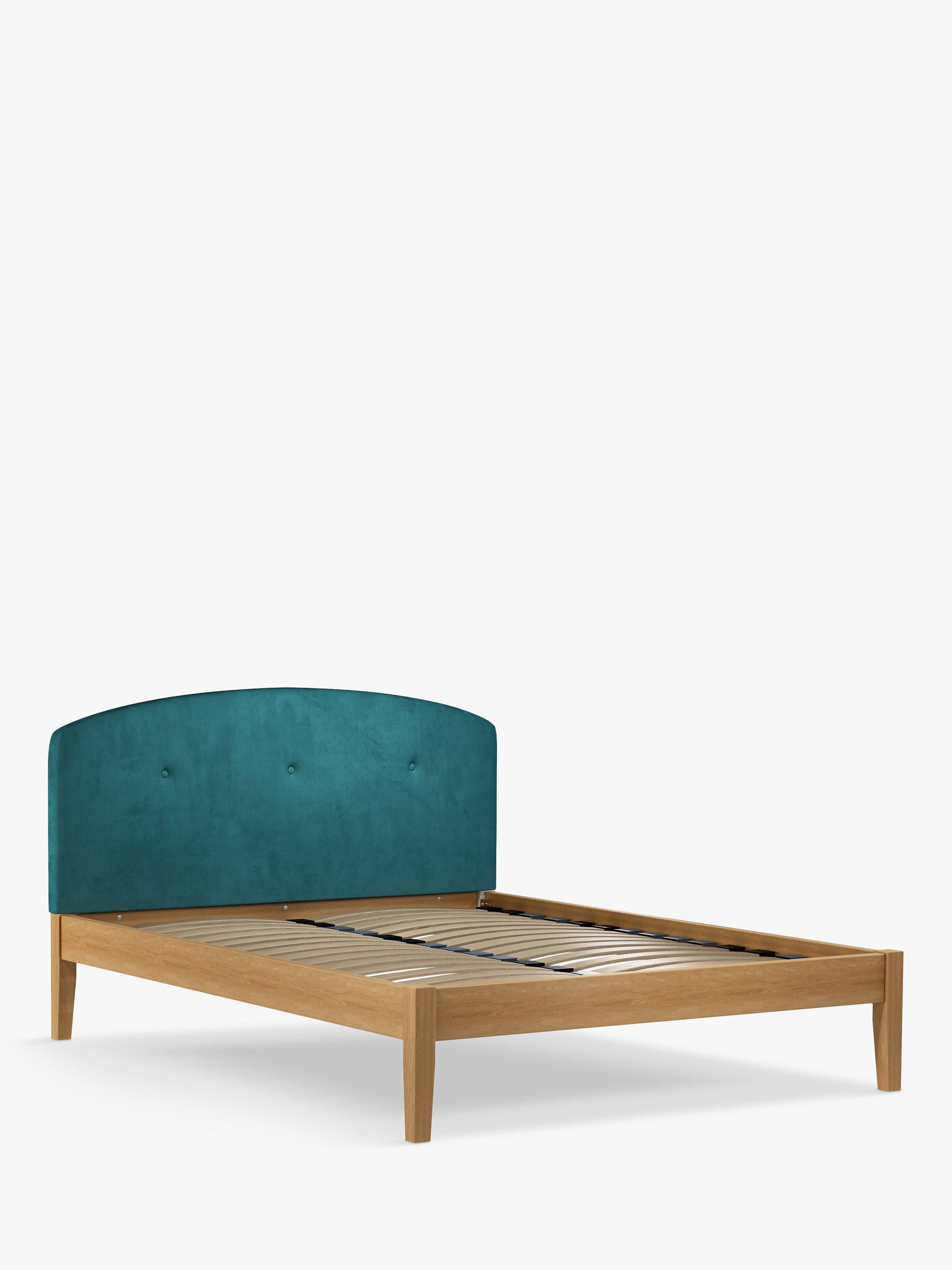 John Lewis Grace Kitami Bed Frame, King Size, Deep Velvet Teal