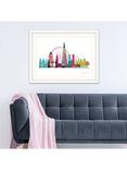 John Lewis Ilona Drew 'London Skyline' Framed Print & Mount, 63.5 x 83.5cm