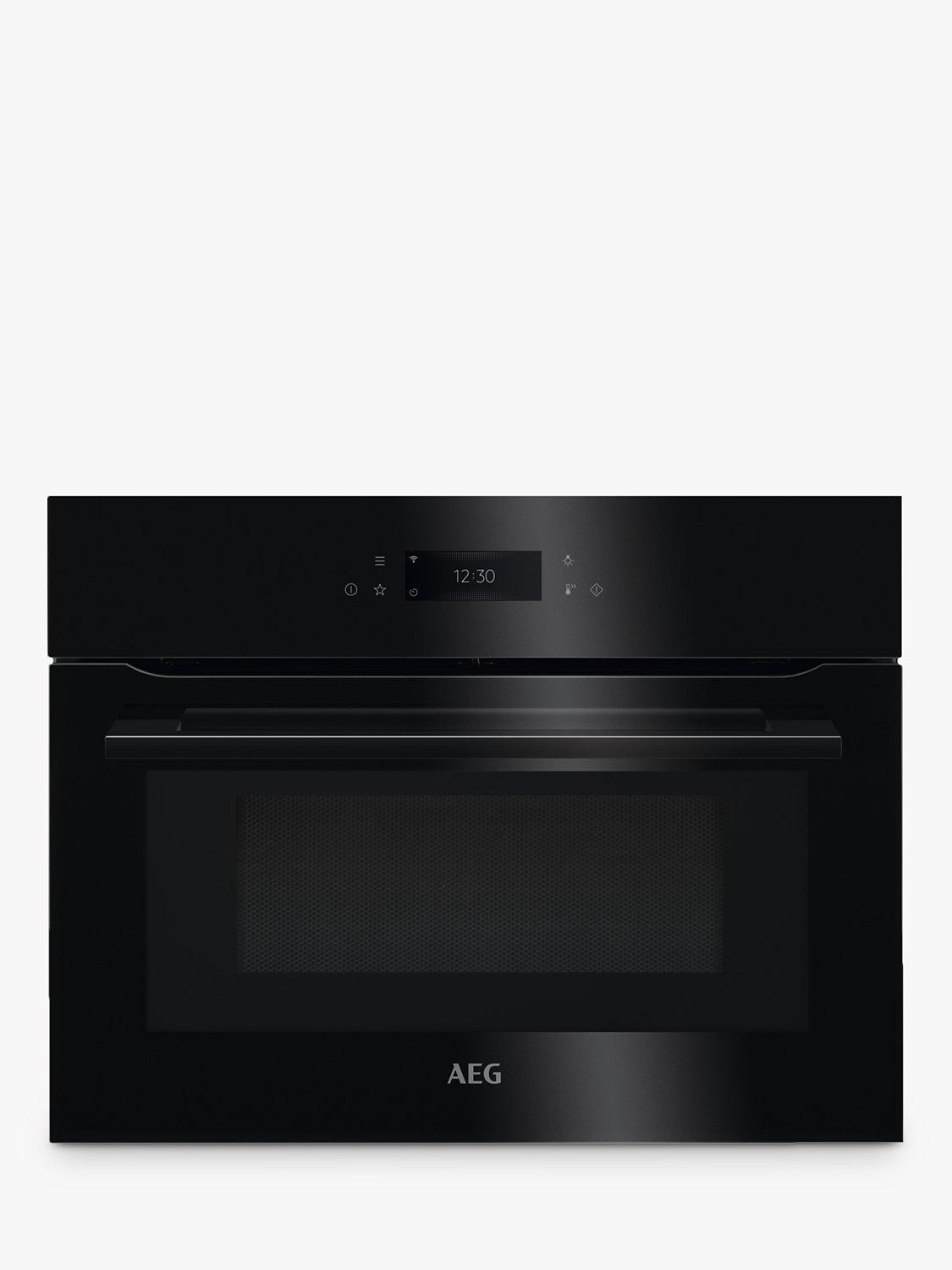 AEG KMK768080B Compact CombiQuick Microwave Oven, Black