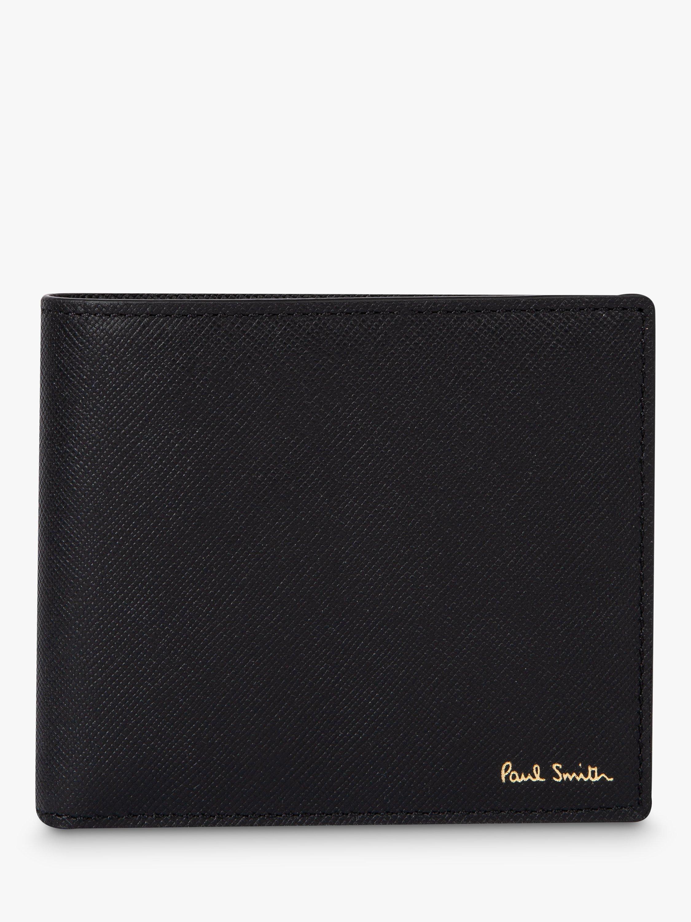 Paul Smith Interior Mini Kings Cross Leather Bi-Fold Wallet, Black