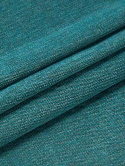 John Lewis Easy Clean Chunky Chenille Plain Fabric, Dark Teal, Price Band C - view 2, Easy Clean Chunky Chenille Dark Teal