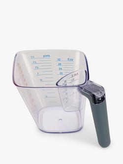 Joseph Joseph Align Measuring Jugs, 1L, Set of 2, Clear