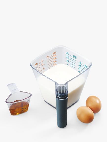 Joseph Joseph Align Measuring Jugs, 1L, Set of 2 - view 2, Clear