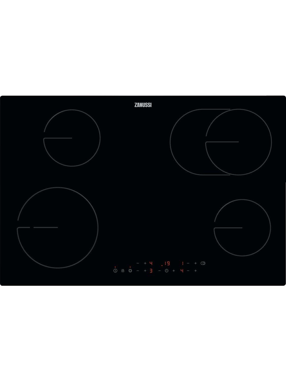Zanussi ZHRN883K 80cm Ceramic Hob, Black