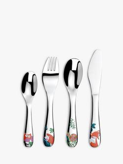 Arthur Price Woodland Children's Cutlery Set, Silver