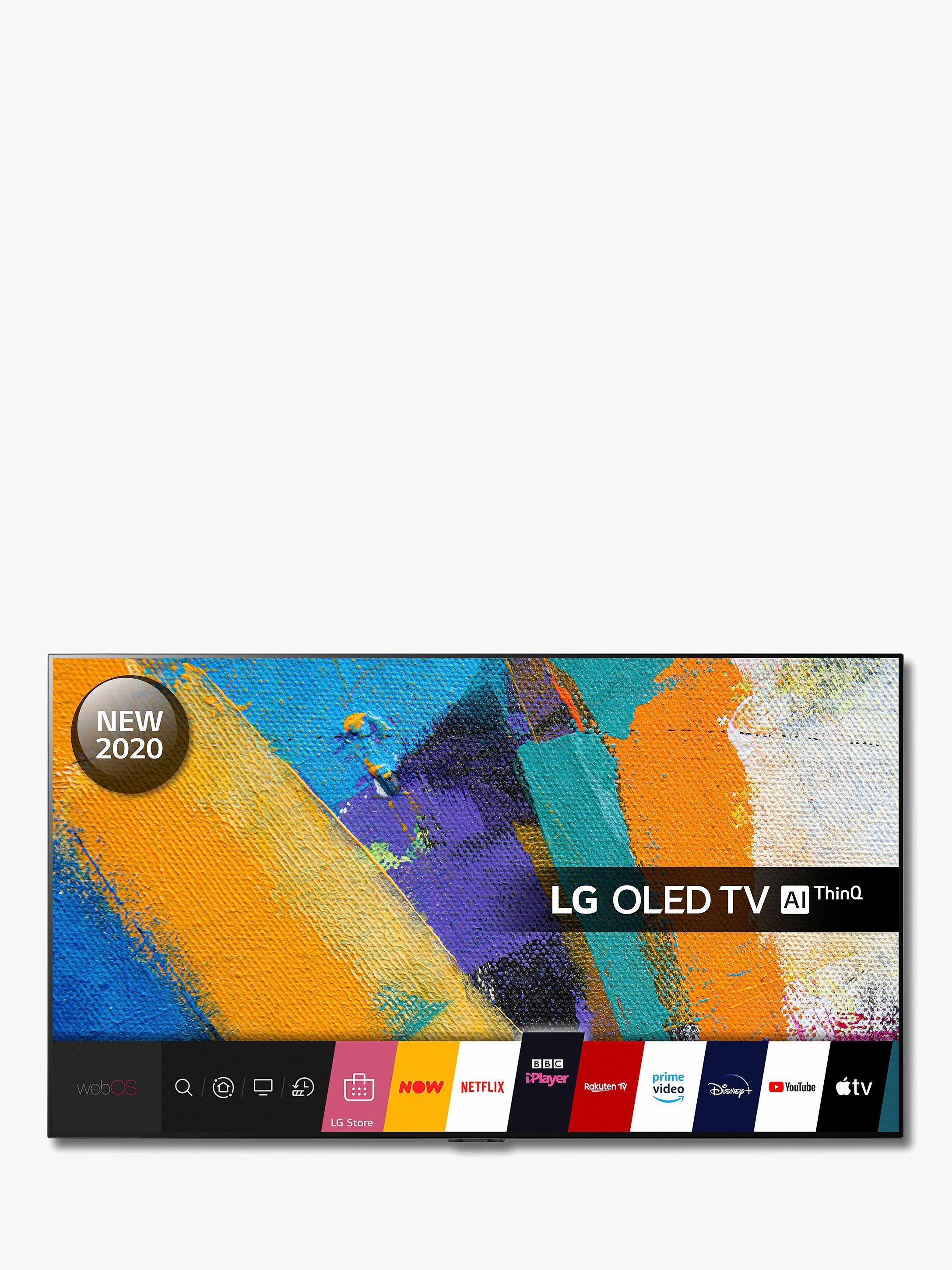 LG OLED65GX6LA (2020) OLED HDR 4K Ultra HD Smart TV, 65 inch with Freeview HD/Freesat HD, Dolby Atmos & Gallery Design, Dark Silver