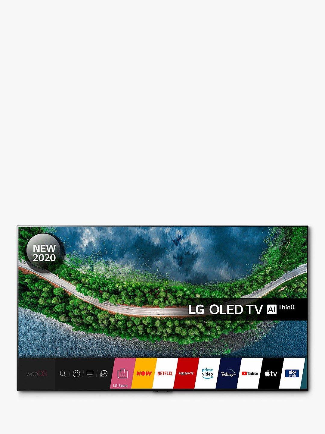 LG OLED77GX6LA (2020) OLED HDR 4K Ultra HD Smart TV, 77 inch with Freeview HD/Freesat HD, Dolby Atmos & Gallery Design, Dark Silver