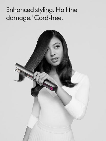 Dyson Corrale™ Cord-Free Hair Straighteners - view 2, Grey/Fuschia