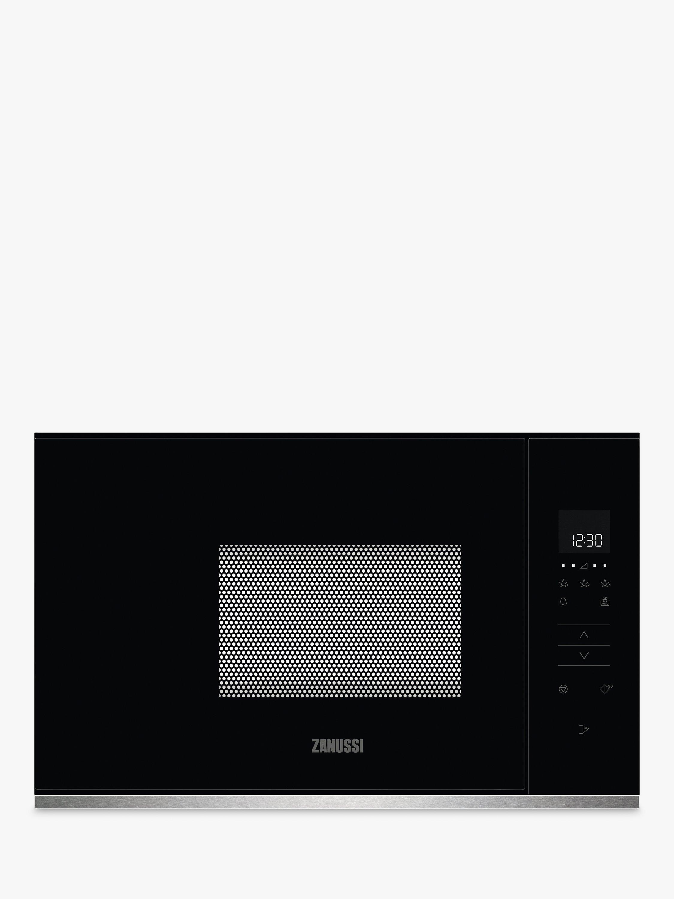 Zanussi ZMBN2SX Built-In Microwave Oven, Black