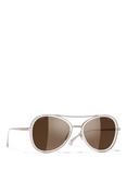 CHANEL Pilot Sunglasses CH4260, Light Pink