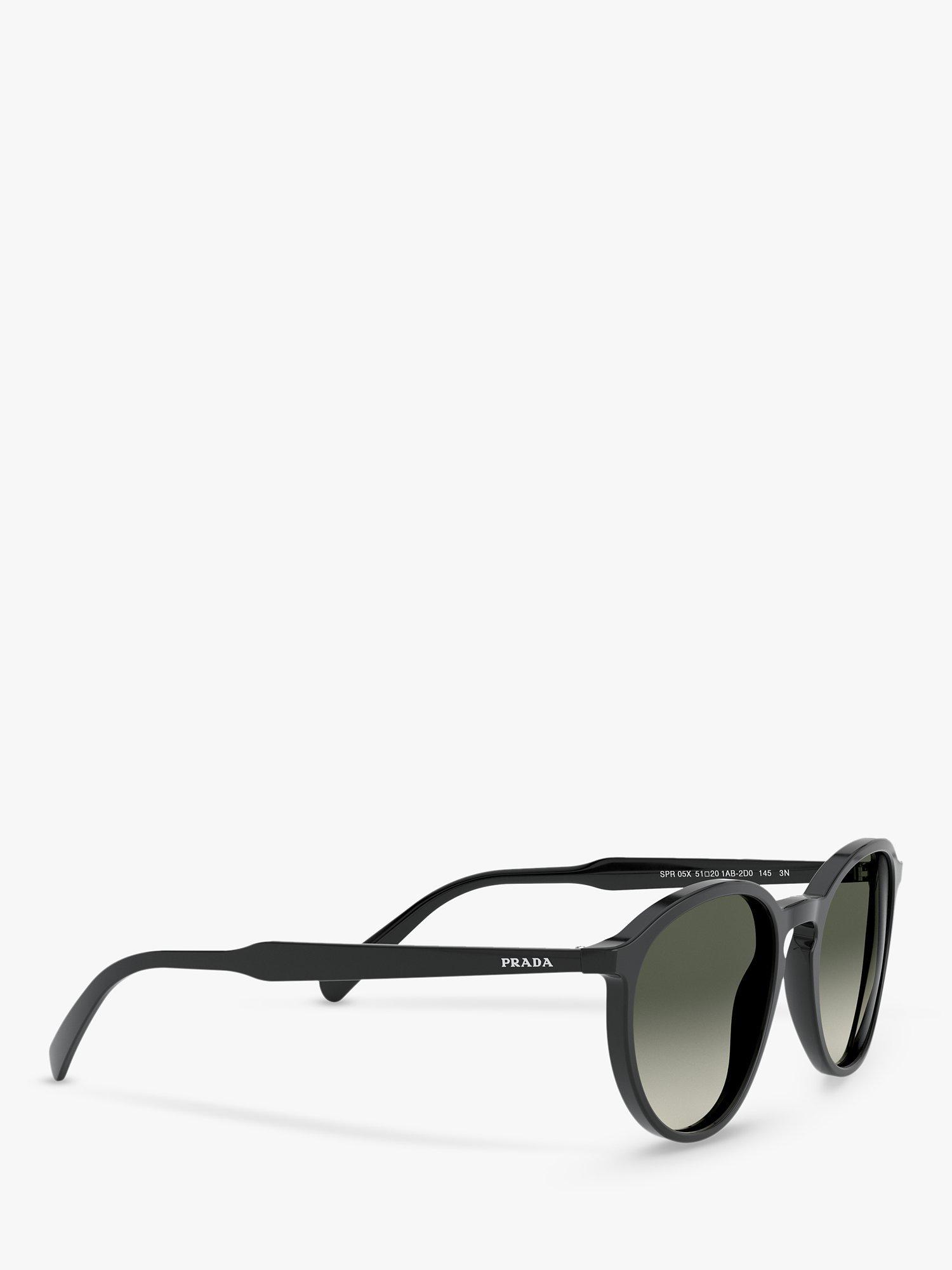 Product image 11 of 11, which shows Prada PR 05XS Round Sunglasses, Black