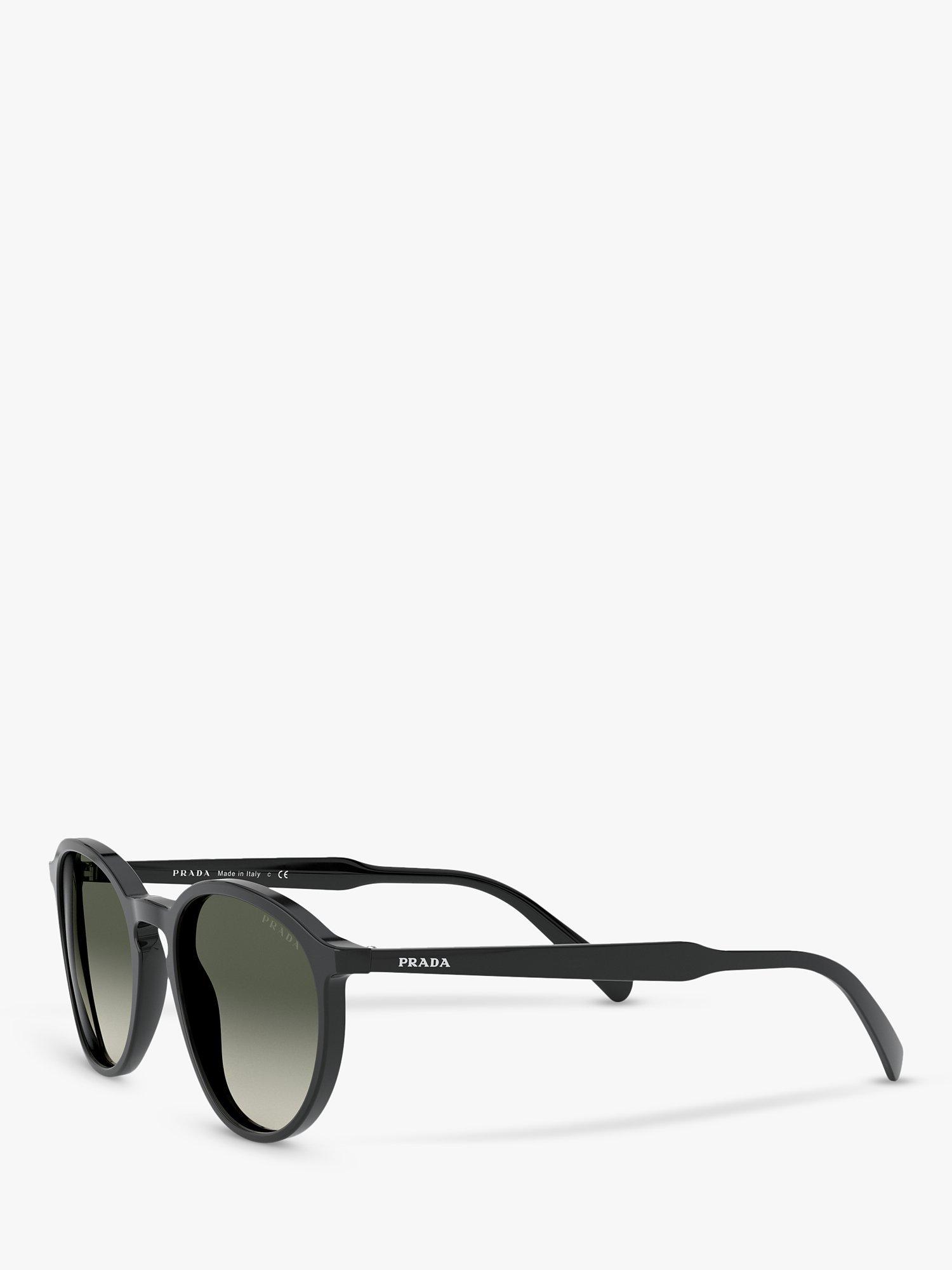 Product image 2 of 11, which shows Prada PR 05XS Round Sunglasses, Black