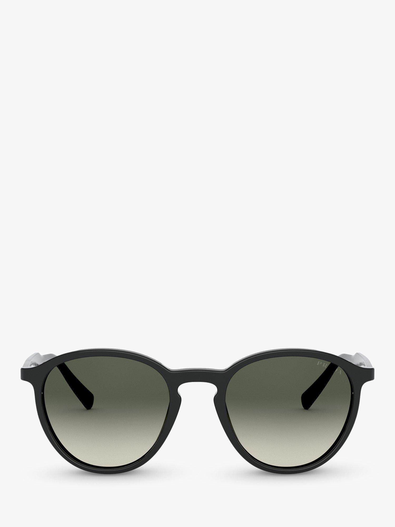 Product image 3 of 11, which shows Prada PR 05XS Round Sunglasses, Black