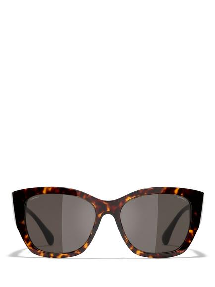 CHANEL Irregular Sunglasses CH5429 Dark Havana/Black - view 2, Dark Havana/Black