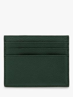 Mulberry Small Classic Grain Leather Zipped Credit Card Slip - view 2, Mulberry Green