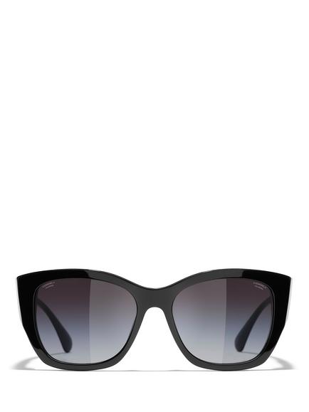 CHANEL Irregular Sunglasses CH5429 Black/Grey Gradient - view 2, Black/Grey Gradient