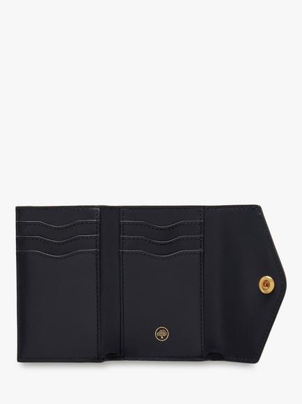 Mulberry Folded Multi-Card Small Classic Grain Leather Wallet - view 2, Mulberry Green