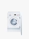 Bosch Series 4 WKD28352GB Integrated Washer Dryer, 7kg/4kg Load, 1400rpm Spin, White