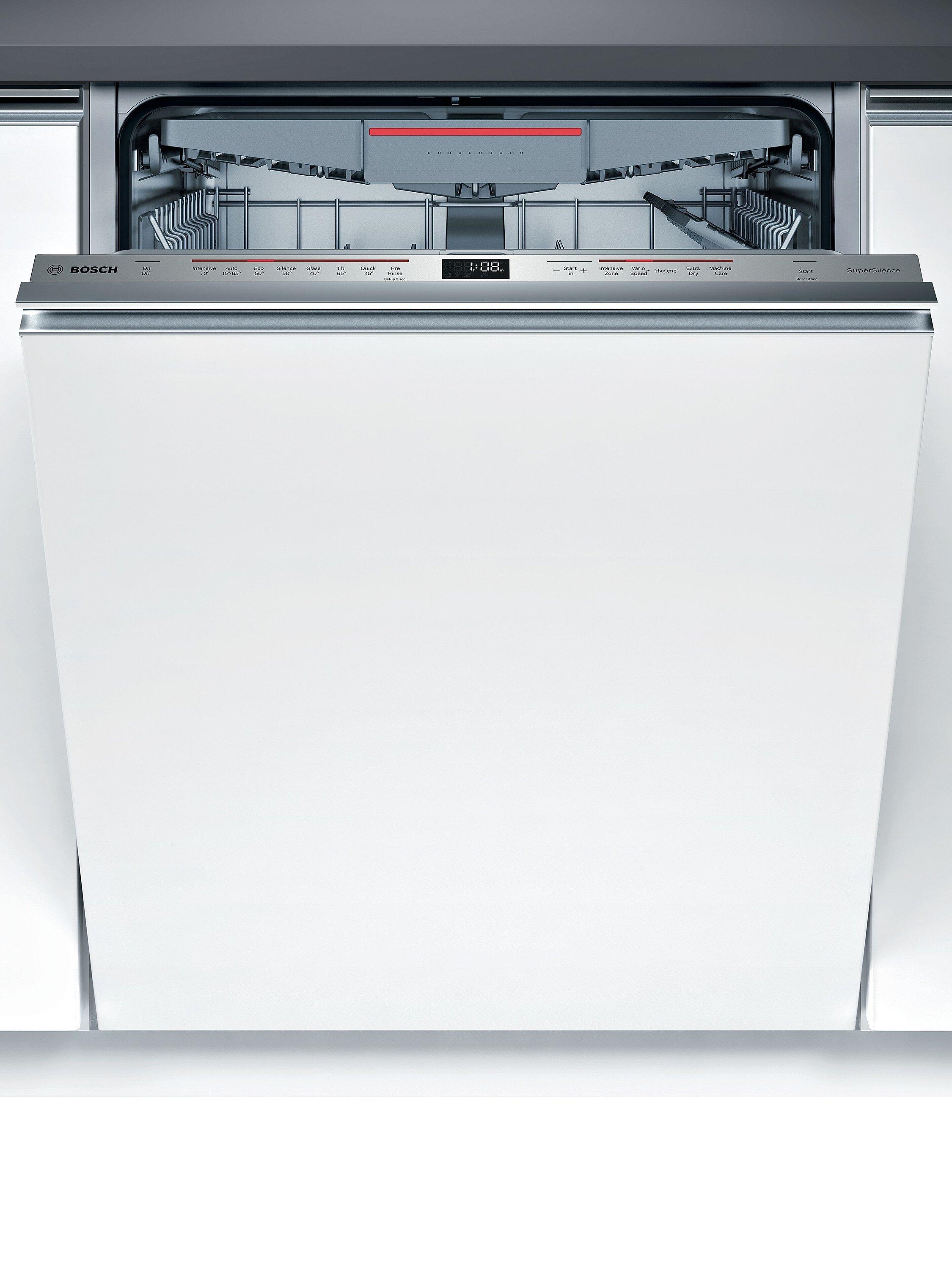 Bosch Serie 6 SMV68ND02G Integrated Dishwasher, Stainless Steel