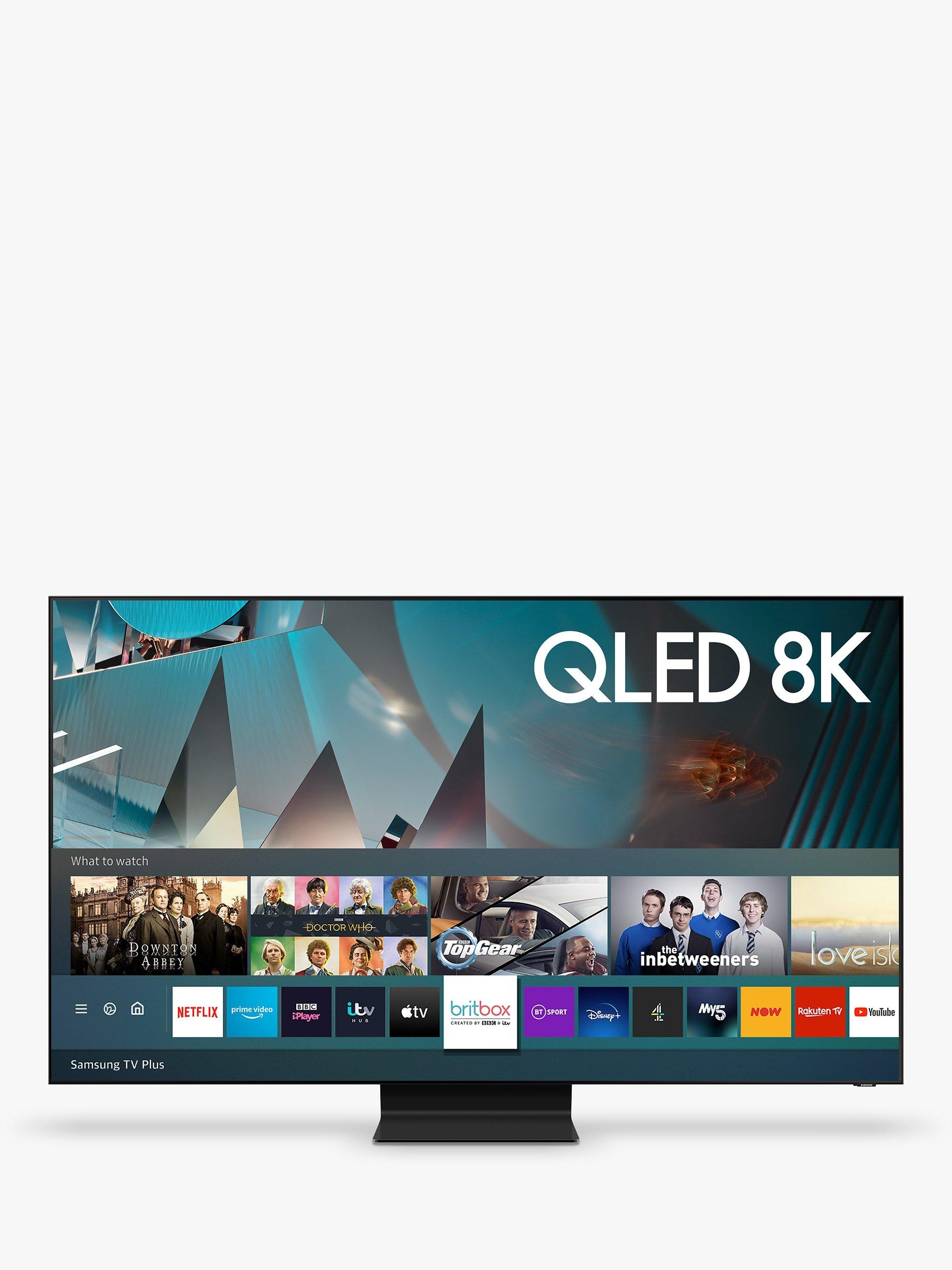 Samsung QE65Q800T (2020) QLED HDR 2000 8K Ultra HD Smart TV, 65 inch with TVPlus/Freesat HD, Black