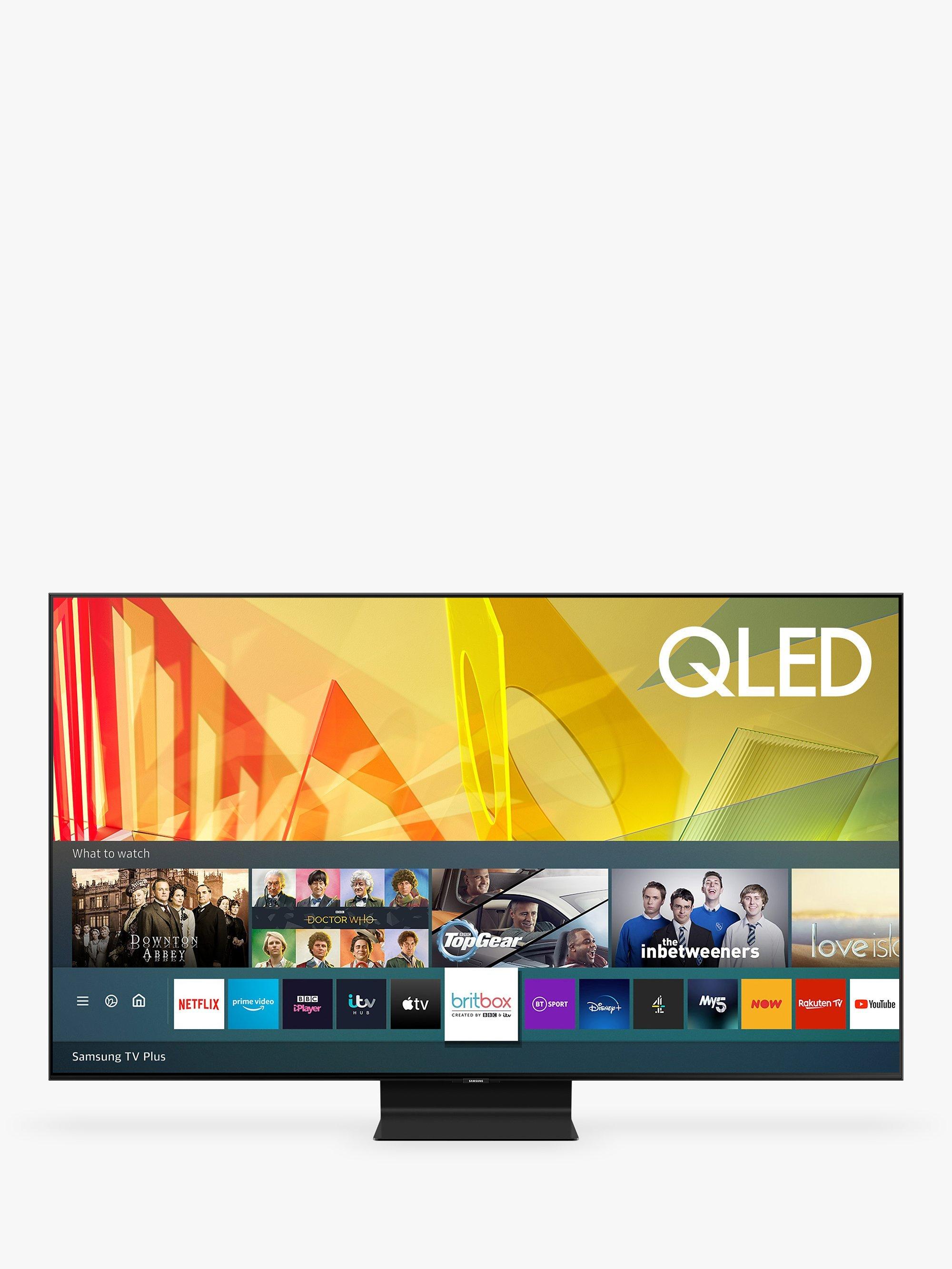 Samsung QE75Q90T (2020) QLED HDR 2000 4K Ultra HD Smart TV, 75 inch with TVPlus/Freesat HD, Black