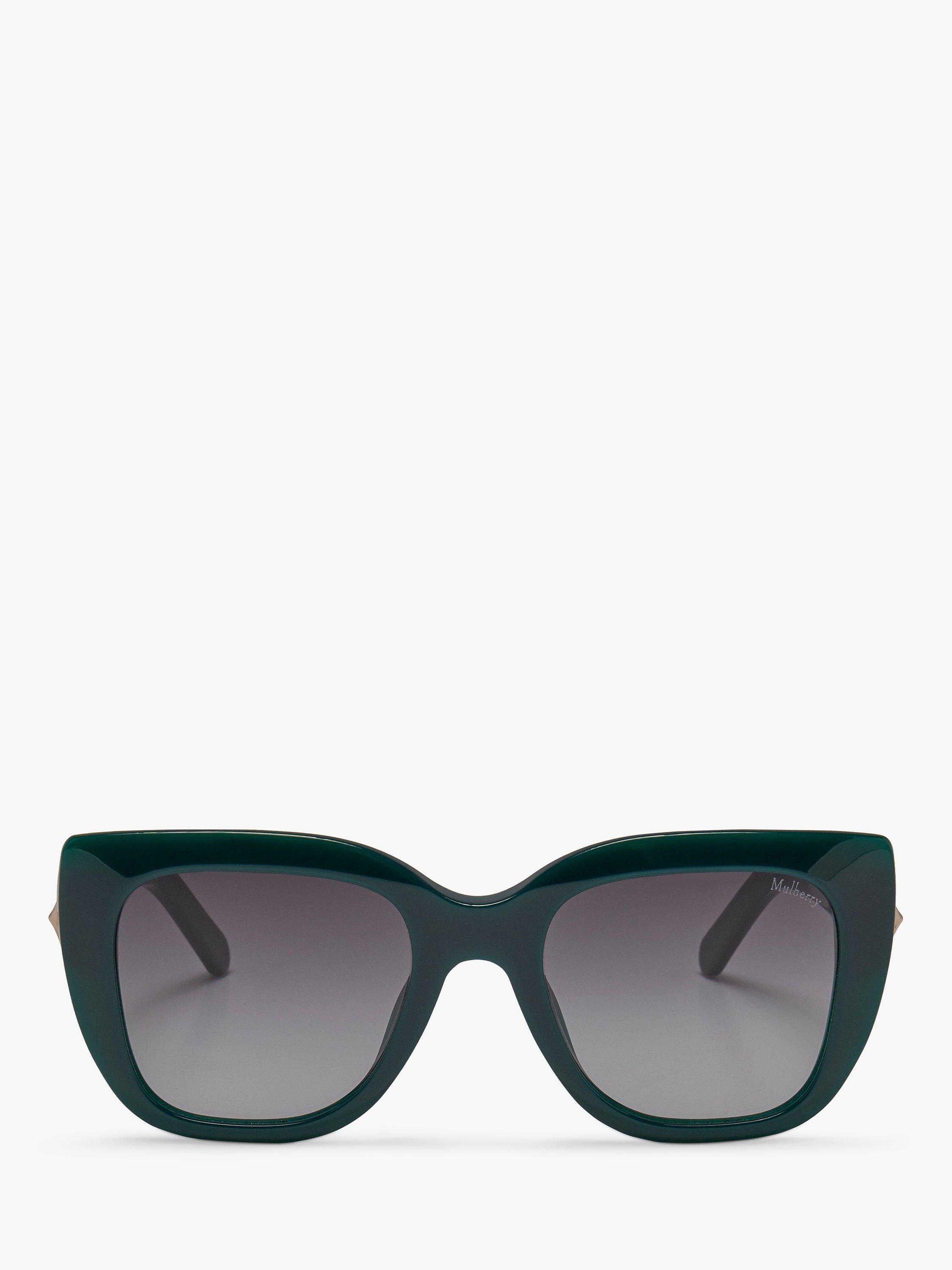 Mulberry Women's Keeley D-Frame Sunglasses, Dark Green