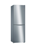 Bosch Series 2 KGN34NLEAG Freestanding 50/50 Fridge Freezer, Inox Look