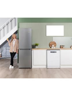 Bosch Series 2 Freestanding 50/50 Fridge Freezer, KGN34NWEAG, KGN34NLEAG - view 2, Inox-look