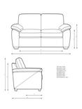 John Lewis Camden Medium 2 Seater Sofa, Light Leg