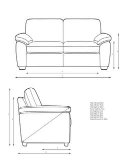 John Lewis Camden Large 3 Seater Sofa, Light Leg - view 2, Easy Clean Chunky Chenille Seagrass
