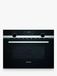 Siemens CM585AGS0B Built-In Combination Microwave Oven with Grill, Stainless Steel