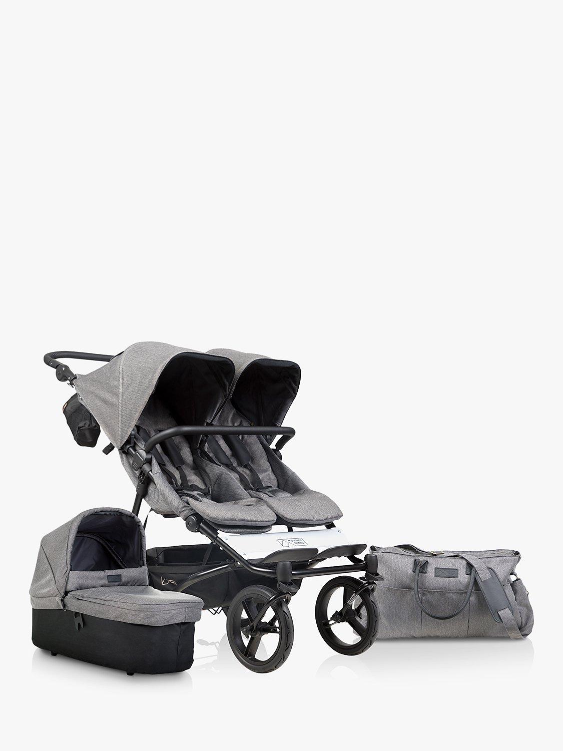 Mountain Buggy Duet V3 Pushchair and Carrycot Plus Luxury Herringbone