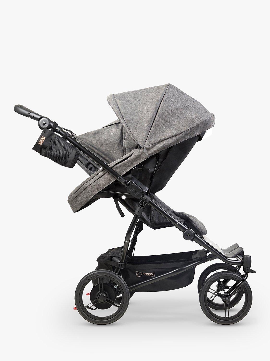 Mountain Buggy Duet V3 Pushchair and Carrycot Plus Luxury Herringbone