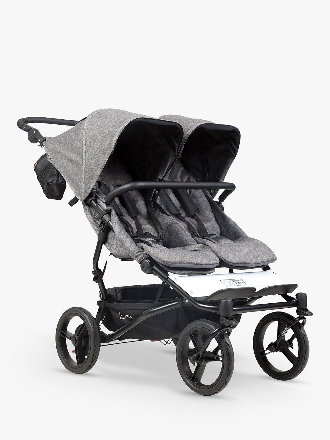 Mountain Buggy Duet V3 Pushchair and Carrycot Plus Luxury Herringbone