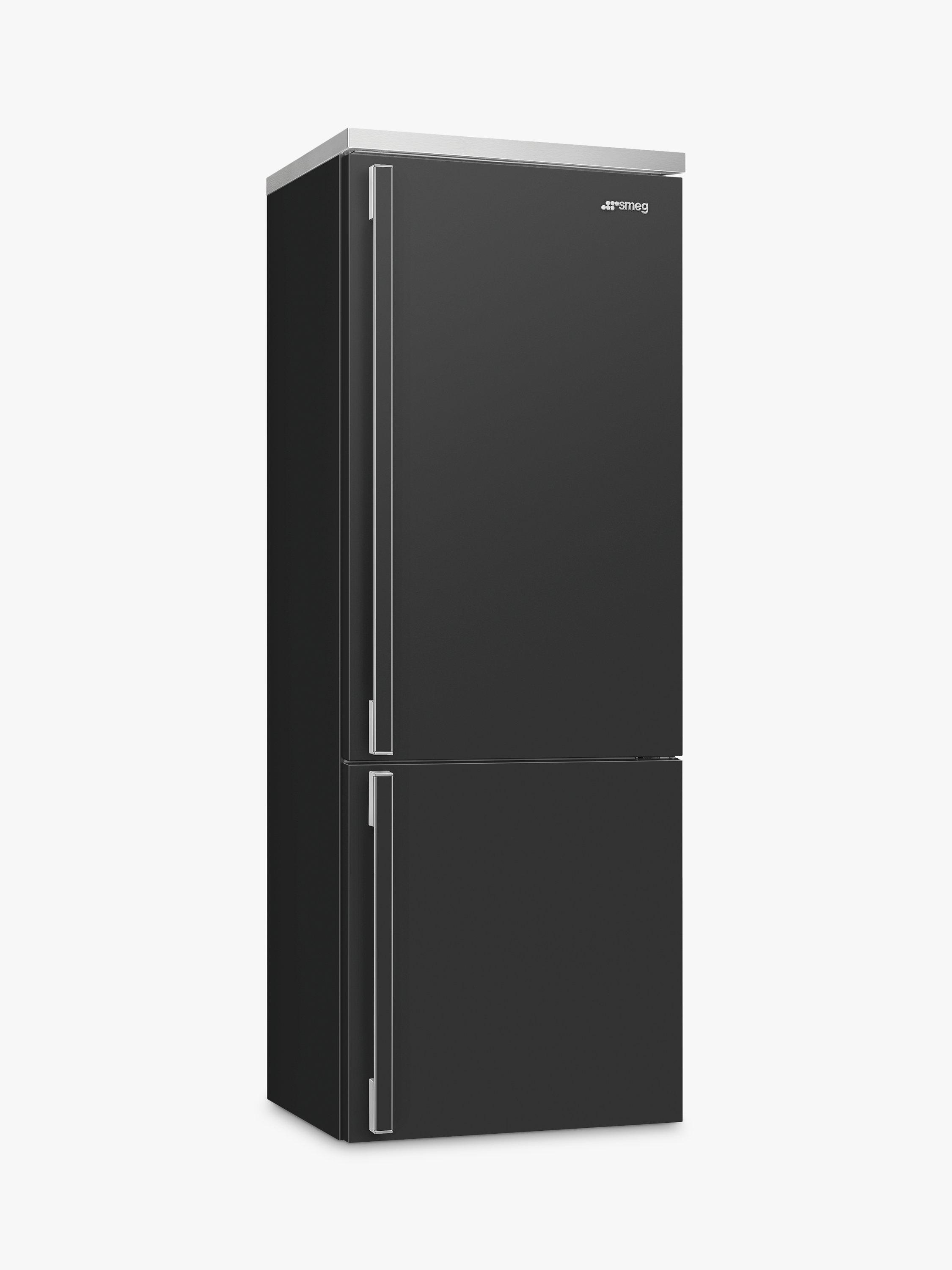 Smeg Portofino FA490RAN Tall Freestanding 60/40 Fridge Freezer, A++ Energy Rating, Right-Hand Hinge, 70.4cm Wide, Anthracite